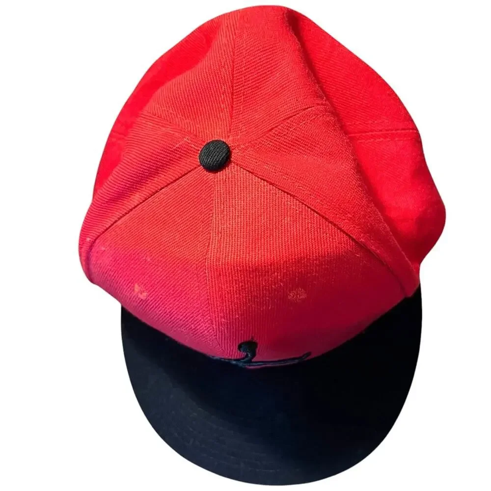 AIR JORDAN Snap Back Hat NEW ERA FITS Red Black FAST SHIPPING 1638-15